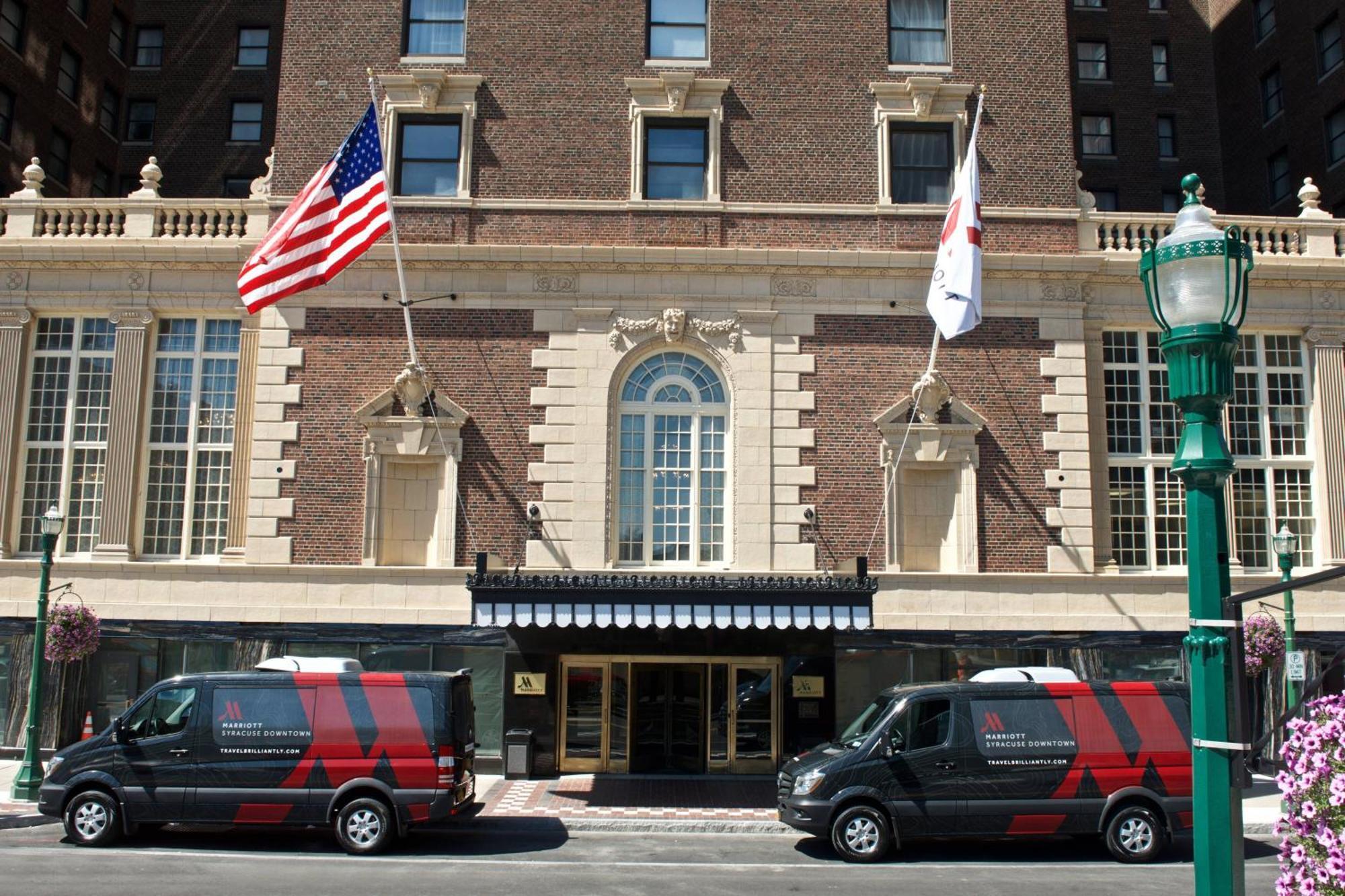 Hotel Marriott Syracuse Downtown Esterno foto